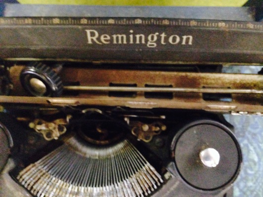 Typewriter needing roller